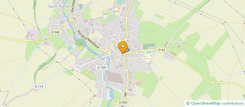 localisation de l'entreprise MONSIEUR PASCAL PETIT à SOLESMES