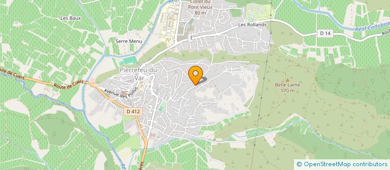 localisation de l'entreprise MONSIEUR PASCAL PETIT  PIERREFEU-DU-VAR