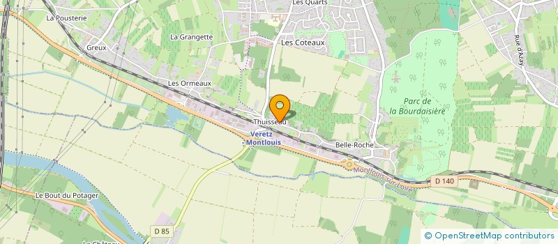 localisation de l'entreprise MONSIEUR PASCAL PETIT  MONTLOUIS-SUR-LOIRE