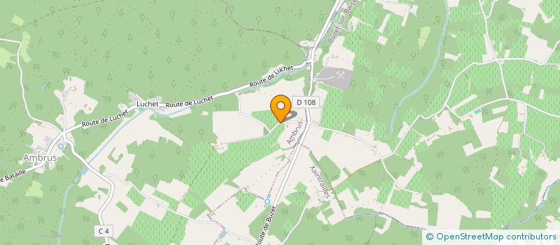 localisation de l'entreprise MONSIEUR PASCAL PETIT  AMBRUS