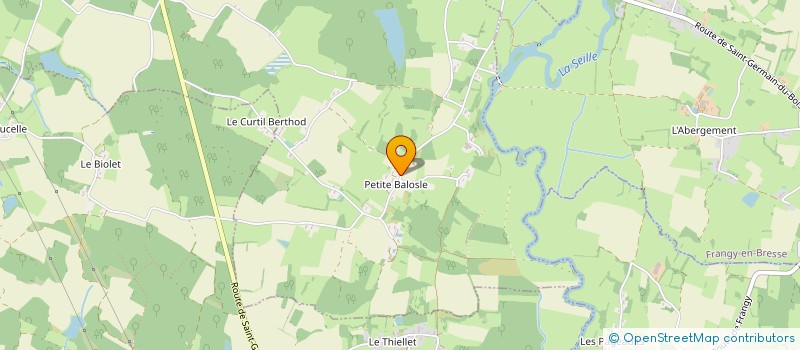 localisation de l'entreprise MONSIEUR PASCAL PETITJEAN  SAINT-GERMAIN-DU-BOIS