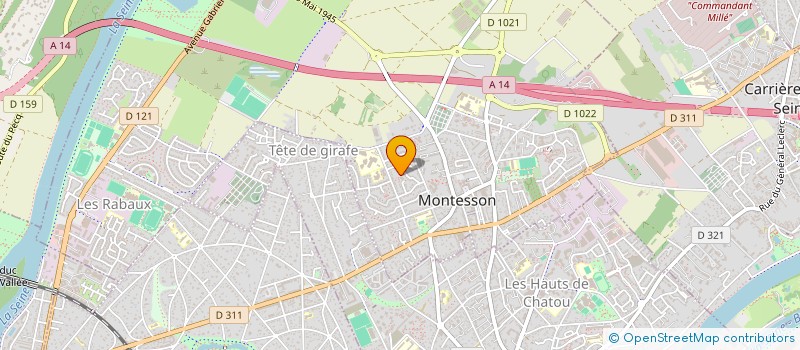 localisation de l'entreprise MONSIEUR PASCAL PEZARD  MONTESSON