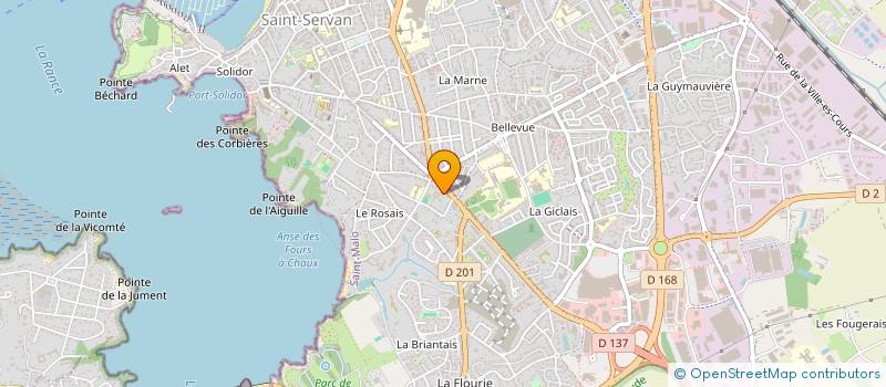 localisation de l'entreprise MONSIEUR PASCAL PHAM  SAINT-MALO