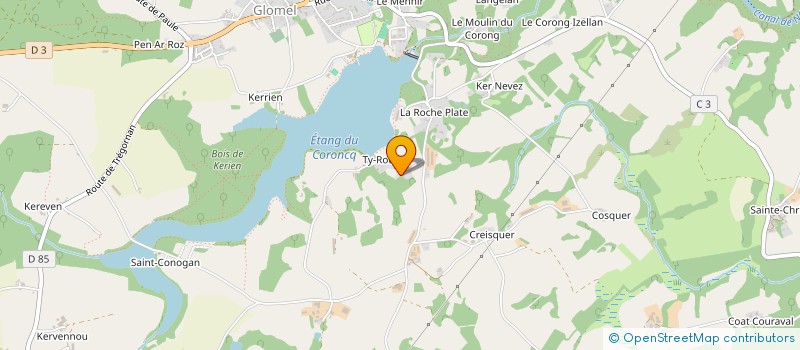 localisation de l'entreprise MONSIEUR PASCAL PHILIPPE à GLOMEL