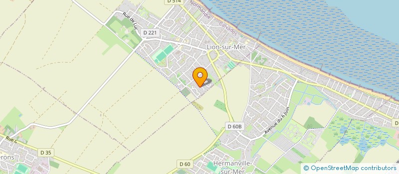 localisation de l'entreprise MONSIEUR PASCAL PHILIPPE  LION-SUR-MER