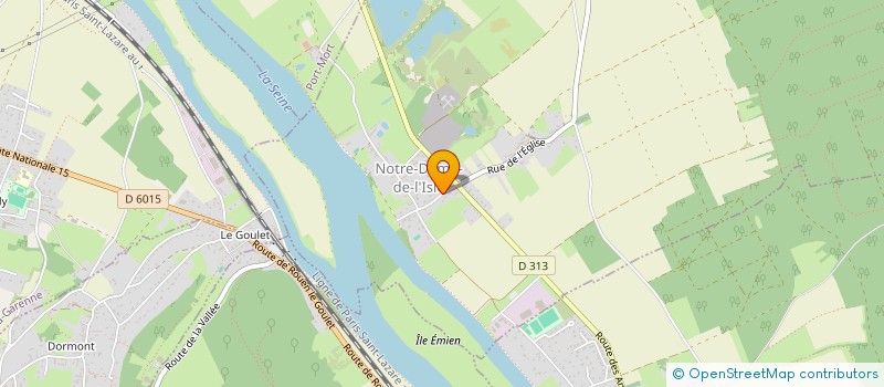 localisation de l'entreprise MONSIEUR PASCAL PHILIPPO  NOTRE-DAME-DE-L'ISLE