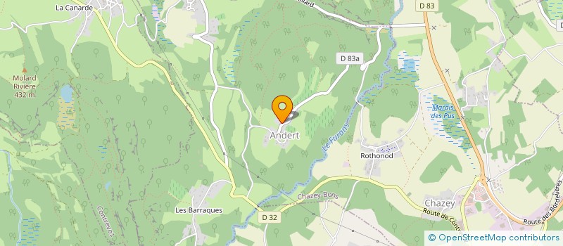 localisation de l'entreprise MONSIEUR PASCAL PHILIPPON  ANDERT-ET-CONDON