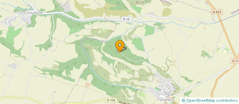 localisation de l'entreprise MONSIEUR PASCAL PHILIPPON  FANJEAUX