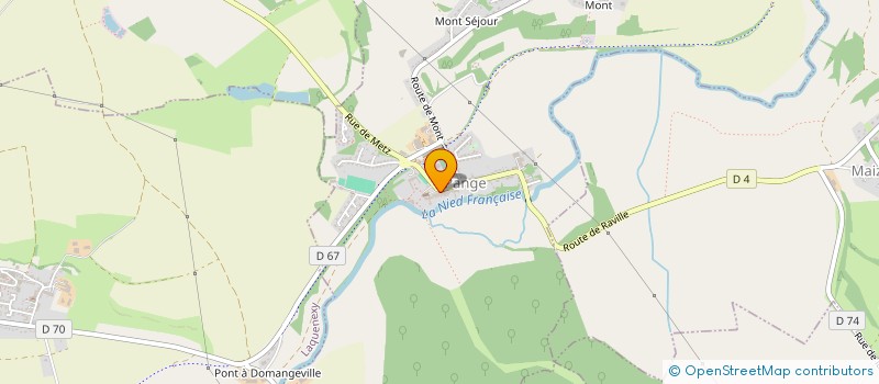 localisation de l'entreprise MONSIEUR PASCAL PHILIPPON-BOSTETTER  PANGE