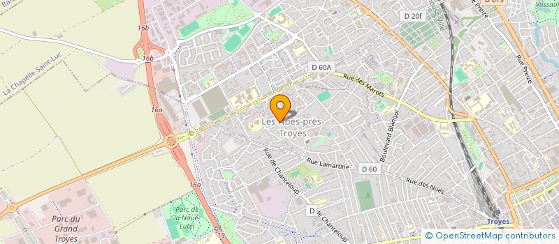 localisation de l'entreprise MONSIEUR PASCAL PICARD  LES NOES-PRES-TROYES