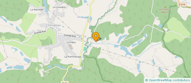 localisation de l'entreprise MONSIEUR PASCAL PICHET  FRAHIER-ET-CHATEBIER