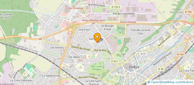 localisation de l'entreprise MONSIEUR PASCAL PIERRE à DREUX