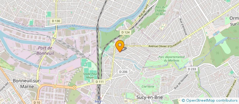 localisation de l'entreprise MONSIEUR PASCAL PIERRE MARCEL BRAND  SUCY-EN-BRIE