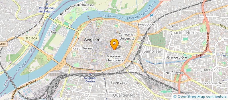 localisation de l'entreprise MONSIEUR PASCAL PIERREDON à AVIGNON