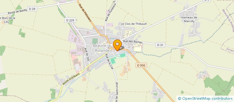 localisation de l'entreprise MONSIEUR PASCAL PIERRON à BEAUNE-LA-ROLANDE