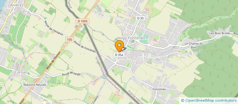 localisation de l'entreprise MONSIEUR PASCAL PIGNOT à VEIGY-FONCENEX