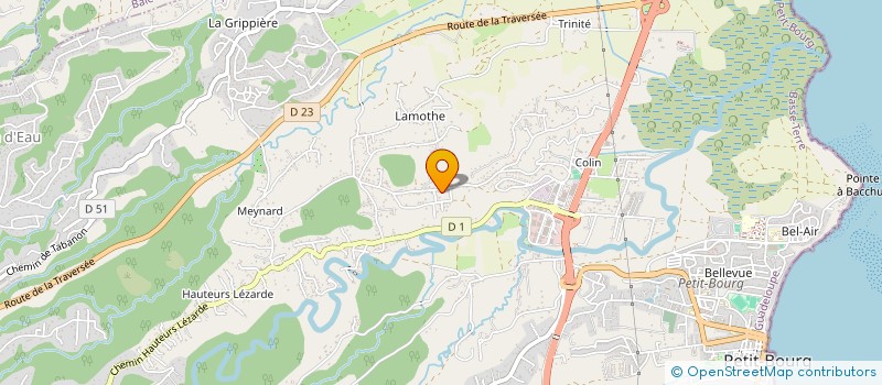 localisation de l'entreprise MONSIEUR PASCAL PILIN à PETIT-BOURG