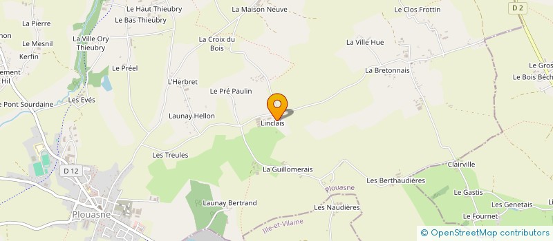 localisation de l'entreprise MONSIEUR PASCAL PINAULT à PLOUASNE