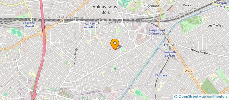 localisation de l'entreprise MONSIEUR PASCAL PINEAU à AULNAY-SOUS-BOIS