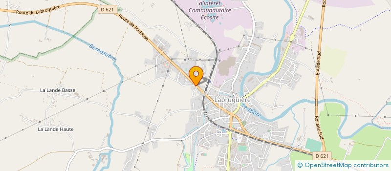 localisation de l'entreprise MONSIEUR PASCAL PINTUREAU  LABRUGUIERE