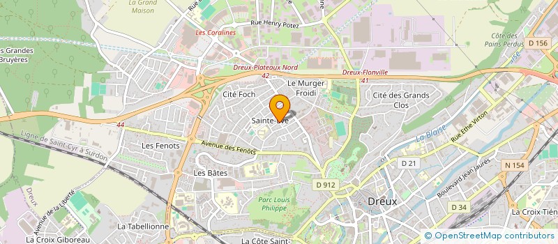 localisation de l'entreprise MONSIEUR PASCAL PIOCHE à DREUX