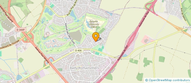 localisation de l'entreprise MONSIEUR PASCAL PIQUARD  BAILLY-ROMAINVILLIERS