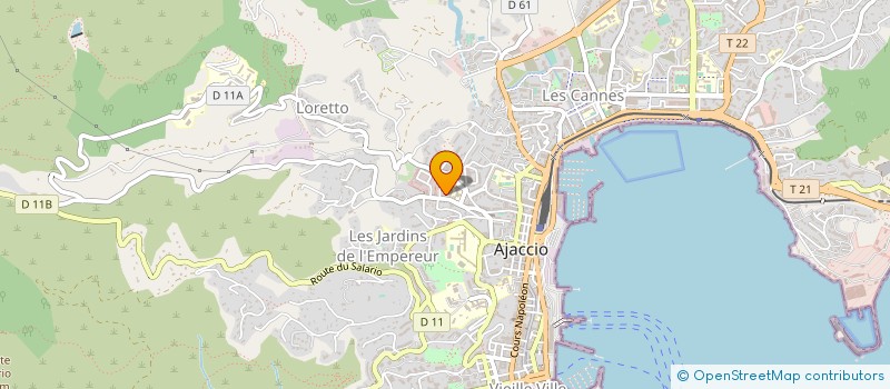 localisation de l'entreprise MONSIEUR PASCAL PIRAS à AJACCIO