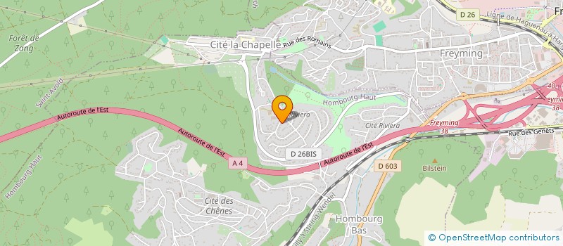 localisation de l'entreprise MONSIEUR PASCAL PISCOPO  HOMBOURG-HAUT