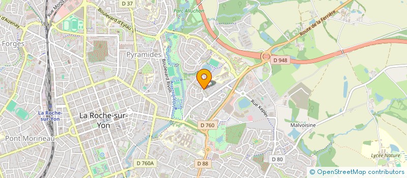 localisation de l'entreprise MONSIEUR PASCAL PIVETEAU  LES LUCS-SUR-BOULOGNE