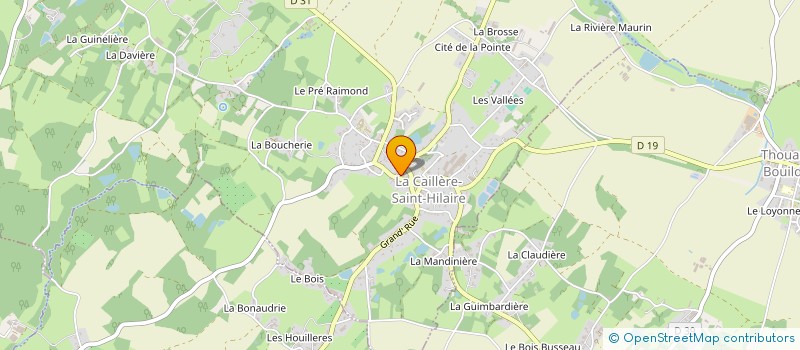 localisation de l'entreprise MONSIEUR PASCAL PLAIS à LA CAILLERE-SAINT-HILAIRE