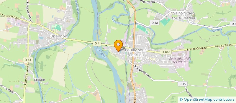 localisation de l'entreprise MONSIEUR PASCAL PLASSE  POUILLY-SOUS-CHARLIEU