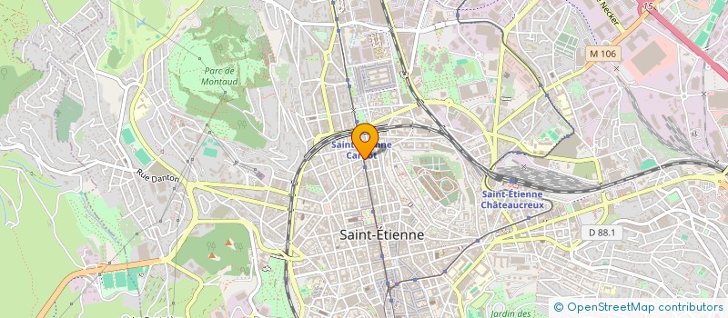 localisation de l'entreprise MONSIEUR PASCAL PLATET à SAINT-ETIENNE