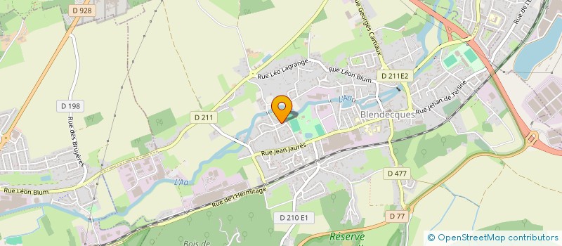 localisation de l'entreprise MONSIEUR PASCAL POCHOLLE  BLENDECQUES