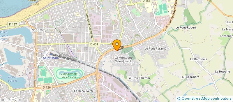 localisation de l'entreprise MONSIEUR PASCAL POCHON  SAINT-MALO