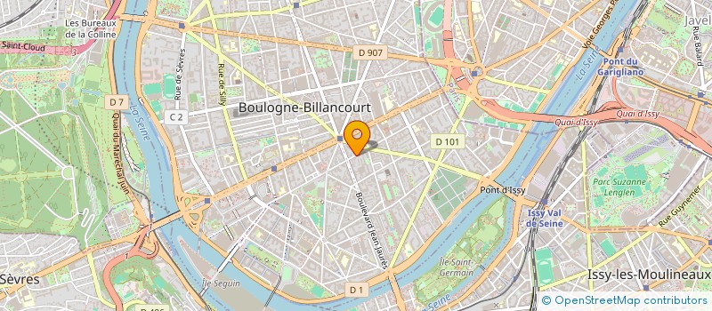 localisation de l'entreprise MONSIEUR PASCAL POIDRAS à BOULOGNE-BILLANCOURT