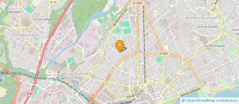 localisation de l'entreprise MONSIEUR PASCAL POIGNANT  ANNECY