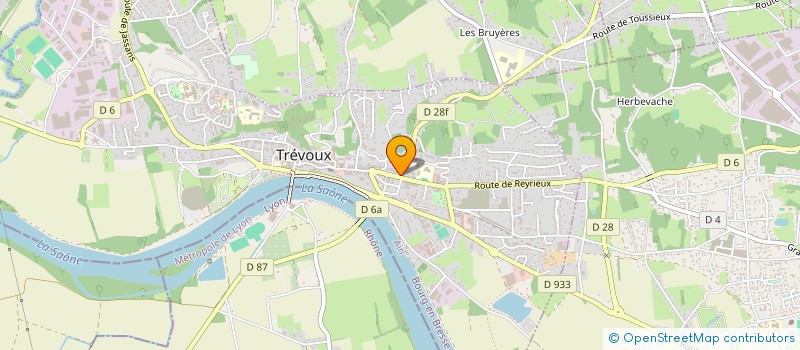 localisation de l'entreprise MONSIEUR PASCAL POINSONNET à TREVOUX