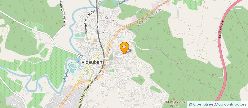 localisation de l'entreprise MONSIEUR PASCAL POINTEAU  VIDAUBAN