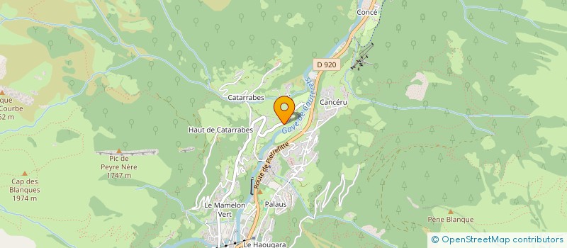 localisation de l'entreprise MONSIEUR PASCAL POIRRIER à CAUTERETS