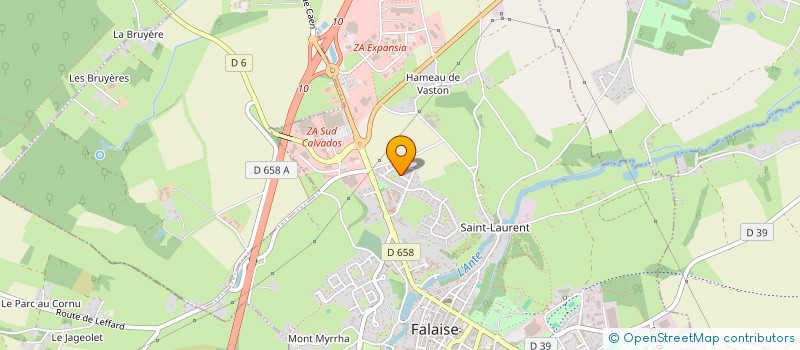 localisation de l'entreprise MONSIEUR PASCAL POMMIER  FALAISE