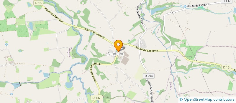 localisation de l'entreprise MONSIEUR PASCAL PONSIC  SAUMONT