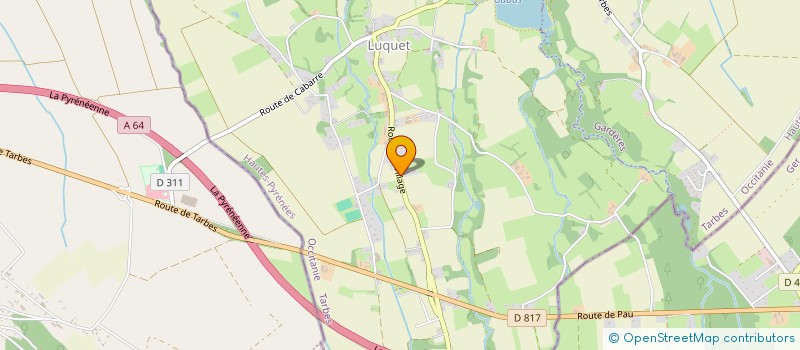 localisation de l'entreprise MONSIEUR PASCAL PONTICO  LUQUET