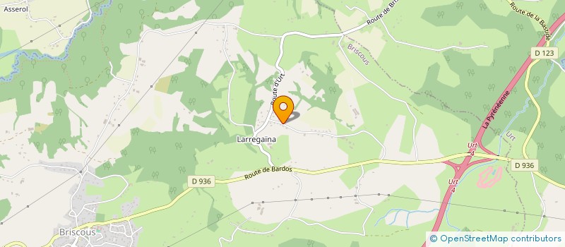 localisation de l'entreprise MONSIEUR PASCAL PORTEJOIE à BRISCOUS