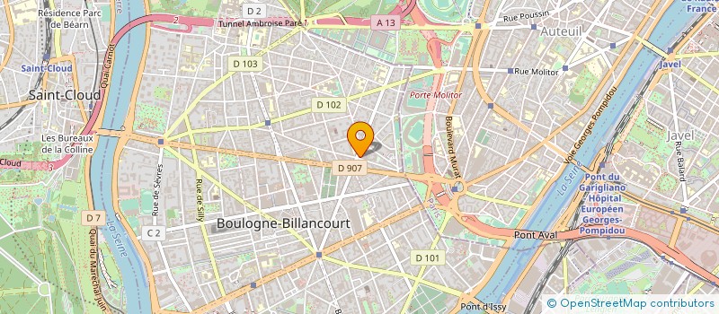 localisation de l'entreprise MONSIEUR PASCAL PORTES à BOULOGNE-BILLANCOURT