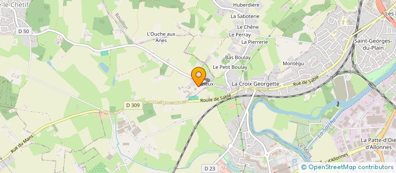 localisation de l'entreprise MONSIEUR PASCAL POUILLOT  CHAMPAGNE