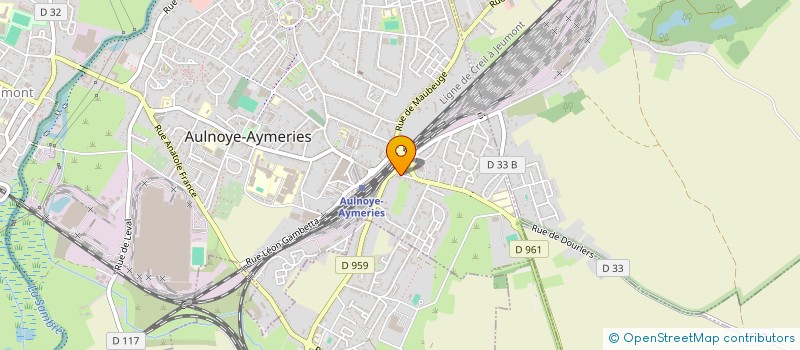 localisation de l'entreprise MONSIEUR PASCAL POULAIN à AULNOYE-AYMERIES