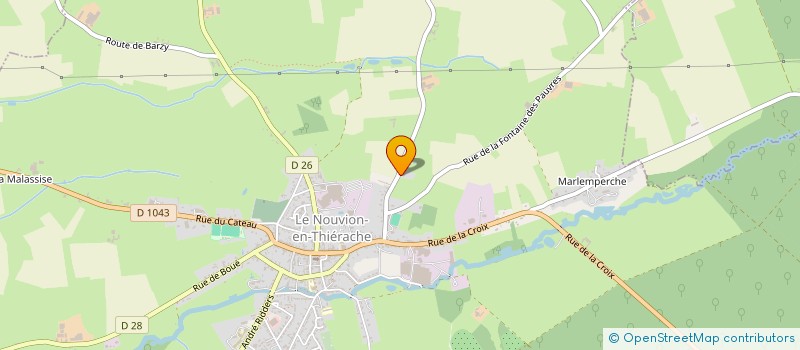 localisation de l'entreprise MONSIEUR PASCAL POULAIN à LE NOUVION-EN-THIERACHE