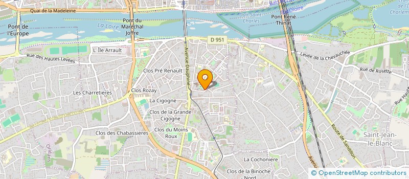 localisation de l'entreprise MONSIEUR PASCAL POULLIN  ORLEANS