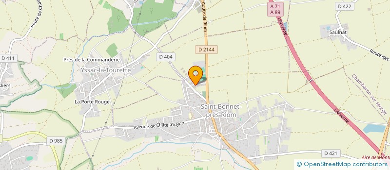 localisation de l'entreprise MONSIEUR PASCAL POUMEYROL à SAINT-BONNET-PRES-RIOM