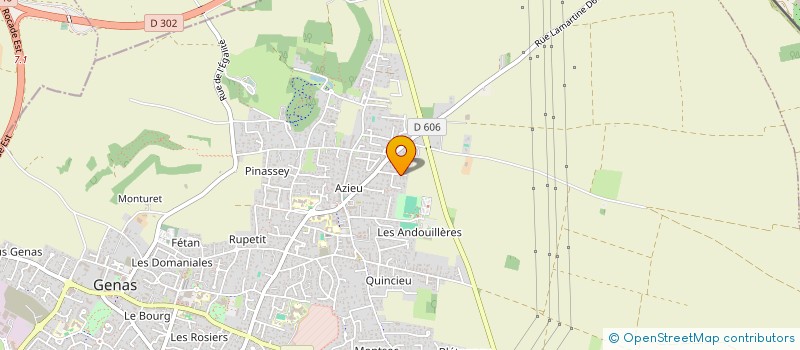 localisation de l'entreprise MONSIEUR PASCAL POUPON  GENAS